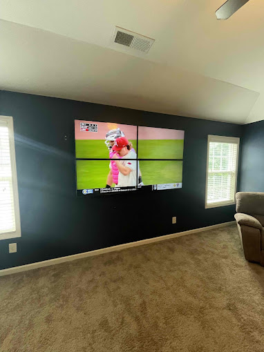 4 tv wall mounting